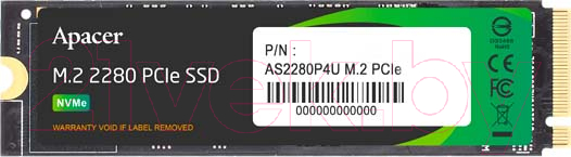 SSD диск Apacer AS2280P4U 256GB (AP256GAS2280P4U-1)