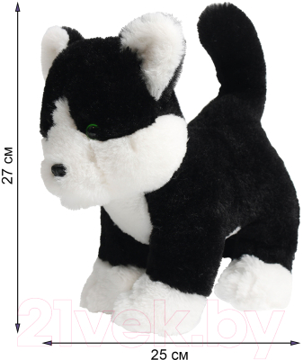 Мягкая игрушка All About Nature Черно-белый котенок / K8711-PT