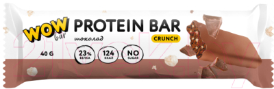 Набор протеиновых батончиков Prime Kraft Wowbar Crunch Шоколад (15x40гр)