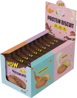 Протеиновое печенье Prime Kraft Wowbar Protein Biscuit (10x40г, шоколад) - 