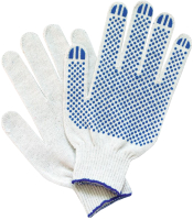 Перчатки защитные Kronex ПВХ Точка 10 класс / PER-0001 (белый) - 