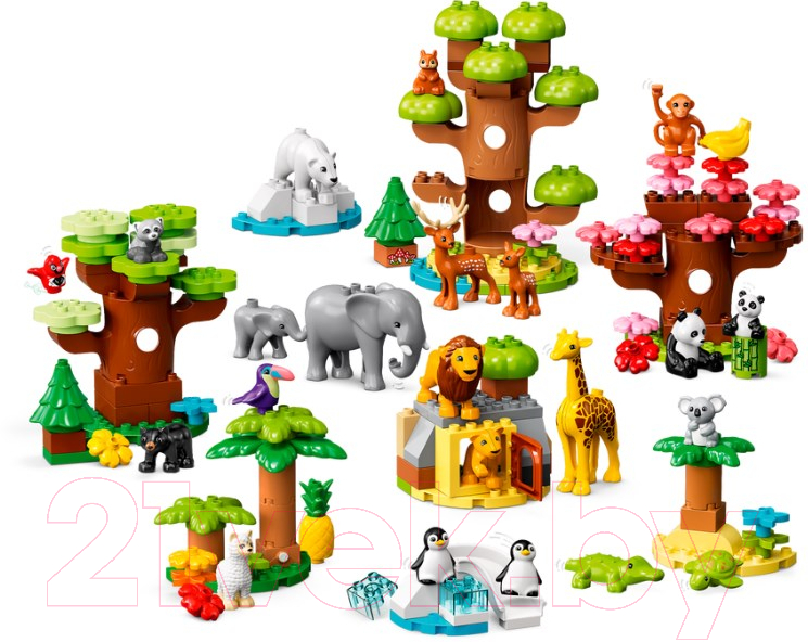 Конструктор Lego Duplo Дикие животные мира 10975