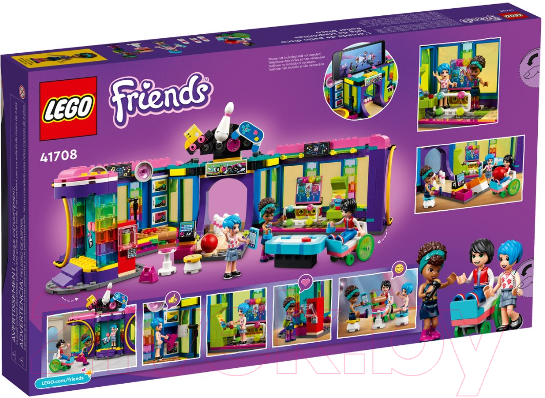 Конструктор Lego Friends Диско-аркада для роллеров 41708