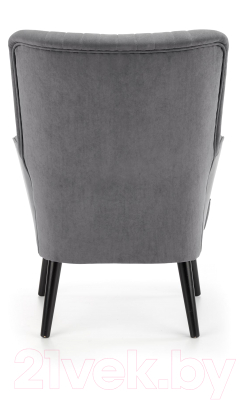 Кресло мягкое Halmar Delgado (серый/черный)