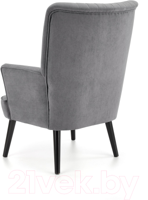 Кресло мягкое Halmar Delgado (серый/черный)