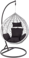 Кресло подвесное Halmar Eggy (серый/черный) - 