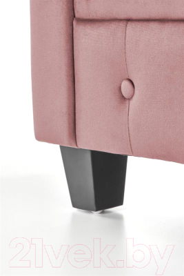 Кресло мягкое Halmar Eriksen (розовый/черный)