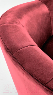 Кресло мягкое Halmar Marshal (бордовый/черный)