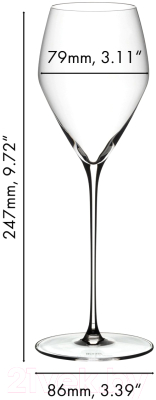 Набор бокалов Riedel Veloce Champagne / 6330/28 (2шт)