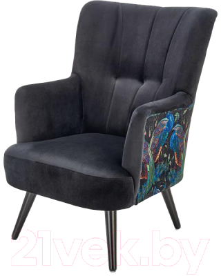 Кресло мягкое Halmar Pagoni (черный)