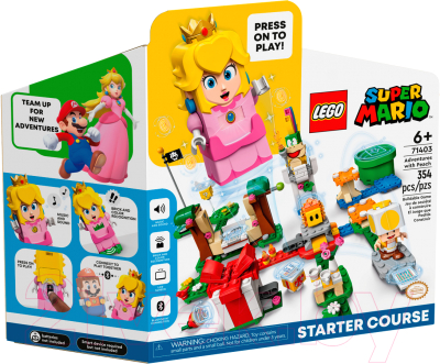 Конструктор Lego Super Mario Стартовый набор Приключения вместе с Пич 71403