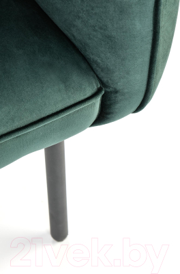 Кресло мягкое Halmar Brasil (темно-зеленый/черный)