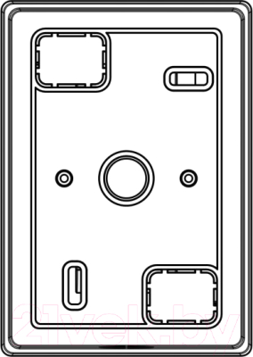 Бокс пластиковый Adal Pano Наружный 2 / MD9314-B