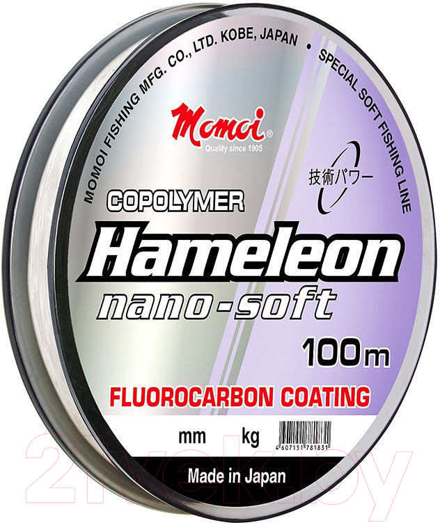 Леска монофильная Momoi Hameleon Nano-Soft 0.23мм (100м)