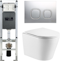 

Унитаз WeltWasser, Amberg 350 ST + Salzbach 004 GL-WT + Amberg RD-CR