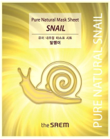 

Маска для лица тканевая The Saem, Pure Natural Mask Sheet Snail