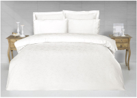 Комплект постельного белья Karven Жаккард/сатин с кружевами Евро / N166-J1-V1 - 