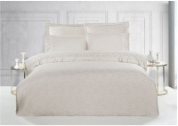 Комплект постельного белья Karven Жаккард/сатин с кружевами Евро / N166-J1-V2 - 