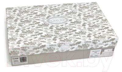Комплект постельного белья Karven Жаккард/сатин с кружевами Евро / N166-J2-V1