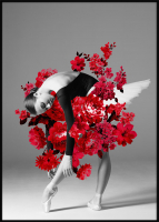 Картина Orlix Балерина в красных цветах / OB-14246 - 