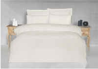 Комплект постельного белья Karven Жаккард/сатин с кружевами Евро / N166-J2-V6 - 