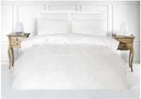Комплект постельного белья Karven Жаккард/сатин с кружевами Евро / N166-J3-V1 - 