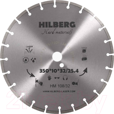 Отрезной диск алмазный Hilberg HM108/32