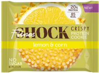 Протеиновое печенье FitnesShock Crispy Лимон-кукуруза (30г) - 