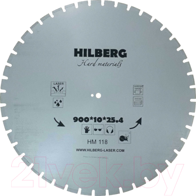 Отрезной диск алмазный Hilberg HM118