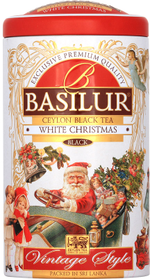 Чай листовой Basilur Винтажный стиль. Белое Рождество (100г)