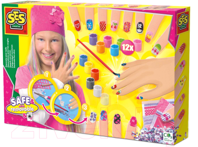 Набор детской декоративной косметики SES Creative Укрась ногти / 14975