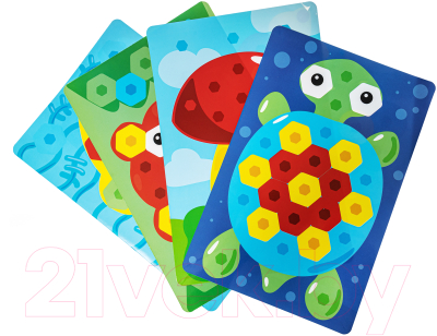Развивающая игра Baby Toys Мозаика Рыбка / 03576