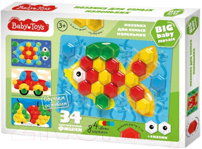 Развивающая игра Baby Toys Мозаика Рыбка / 03576