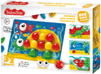 Развивающая игра Baby Toys Мозаика Черепашка / 03582 - 