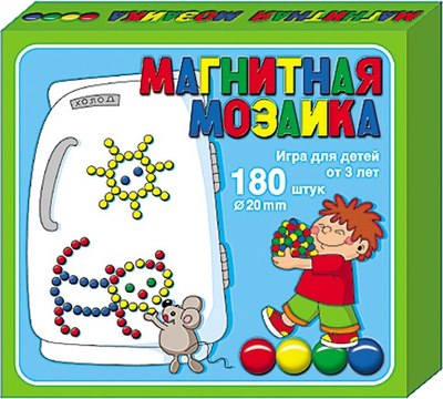 

Развивающая игра, Мозаика магнитная / 00944
