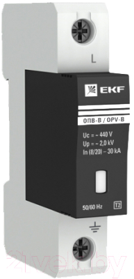 Ограничитель перенапряжения EKF ОПВ-B/1P / opv-b1