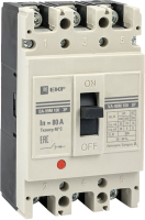 Выключатель автоматический EKF Basic ВА-99М 100/80А 3P 35кА / mccb99-100-80m - 