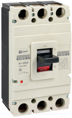 Выключатель автоматический EKF Basic ВА-99М 400/315А 3P 42кА / mccb99-400-315m
