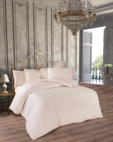 Комплект постельного белья Karven Бамбук Евро / N065 Bella (кремовый) - 