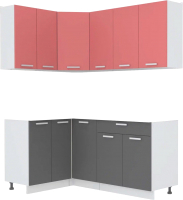 

Готовая кухня, Мила Лайт 1.2x1.8 без столешницы