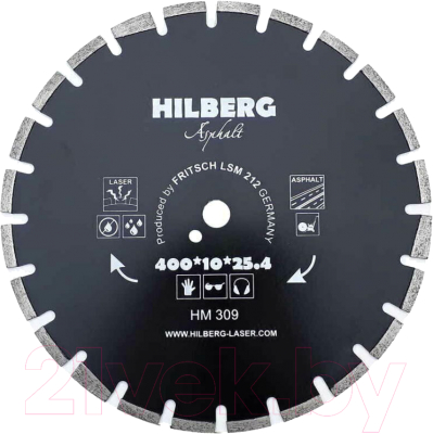 Отрезной диск алмазный Hilberg HM309