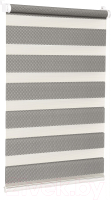 Рулонная штора Delfa Сантайм День-Ночь Масо МКД DN-41605 (48x170, серый) - 