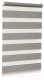 Рулонная штора Delfa Сантайм День-Ночь Масо МКД DN-41605 (81x170, серый) - 
