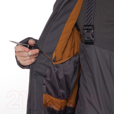 Куртка для охоты и рыбалки FHM Mist V2 / 11500 (L, серый)
