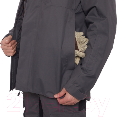 Куртка для охоты и рыбалки FHM Mist V2 / 11501 (XL, серый)
