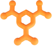Игрушка для собак EBI Bite Me молекула / 303/475423 (оранжевый) - 