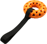 Игрушка для собак EBI Bite Me кольцо с петлей / 303/475393 (оранжевый) - 