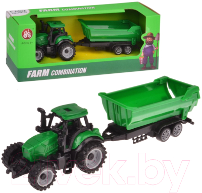 Изображение товара Трактор игрушечный Huada С прицепом / 1998667-169-3