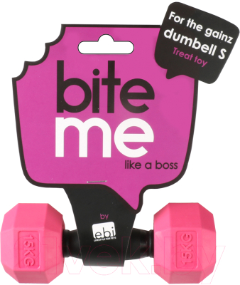 Игрушка для собак EBI Bite Me / 303/475355 (черный/розовый)