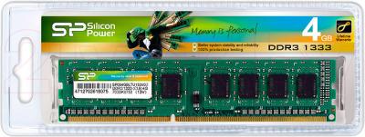 Оперативная память DDR3 Silicon Power 4GB DDR3 PC3-10600 (SP004GBLTU133V02) - общий вид